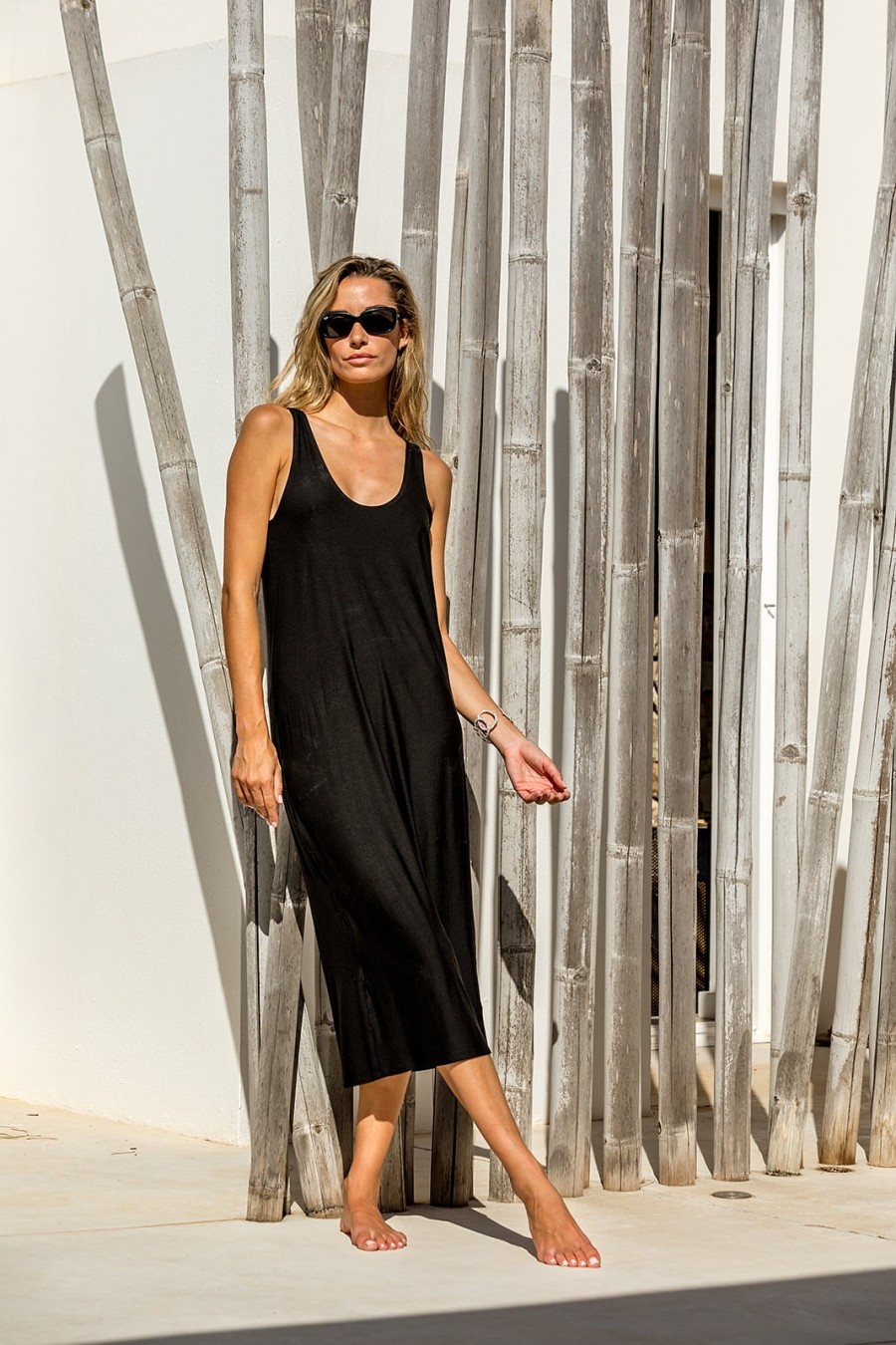Canobio - Robe longue Caprice Noire